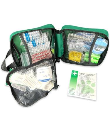 One Step Pet First Aid Kit Includes Over 80+ Premium Items Tick Remover Syringe Vet Wrap Bandages Wipes Travel Sized First Aid For Dogs Cats and all Other Pets - Buy Online on GoSupps.com