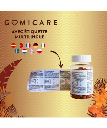 Gummies Solaire Autobronzant au Beta Carotene Astaxanthine Luteine Lycopene et Cuivre Gummies (Bonbons) Bronzage pour une Peau Dor e et Protegee 60 unit s Sans Sucre Sans Gluten - Buy Online on GoSupps.com