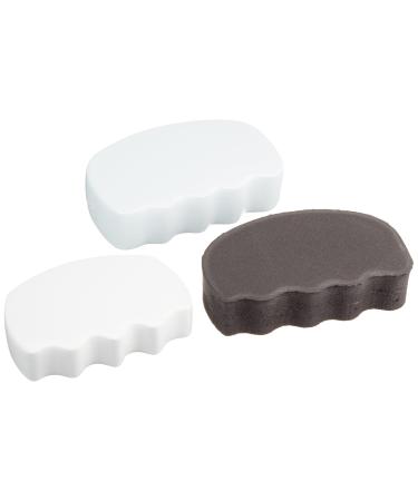 Sammons Preston Contour Hand Exerciser 12 Pack with 4 of Each Size Foam Finger and Grip Strengthener Rehabilitation & Physical Therapy Stress & Pain Relief Squeeze Hand Therapy Exercise Toy