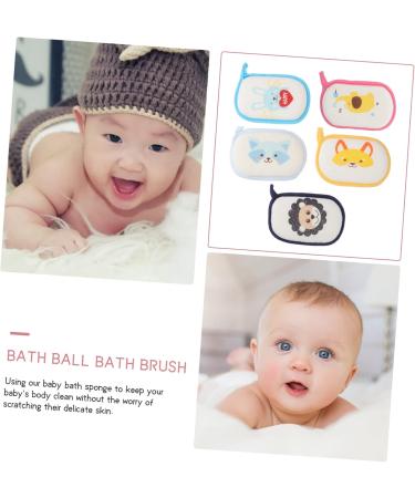 Ipetboom 15 Pcs Bath Ball & Sponge Set - Soft Polyester Bathing Essentials for Toddlers - Buy Online on GoSupps.com