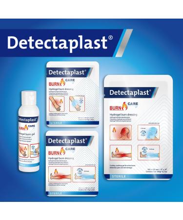 DetectaPlast Firewound Hydrogel Compress (10x10 cm 3 Pack) - Sterile Wound Healing for Severe Burns - Water-Based Gel for Optimal Recovery - Buy Online on GoSupps.com