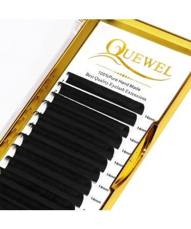 QUEWEL 0.05 C Curl 14mm Volume Self-Flee Eyelash Extensions | Easy Fan Lashes for Volume Technology - Buy Online on GoSupps.com