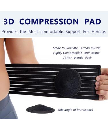 Umbilical Hernia Belt for Men and Women - Abdominal Support Binder with Compression Pad - Buy Online on GoSupps.com