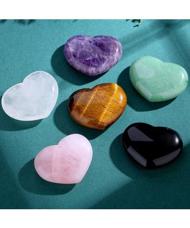 Xianvxi 1.8 Tiger Eye Healing Crystal Heart Stone | Reiki Gemstone for Love & Anxiety Relief | Perfect Valentine's Day Gift - Buy Online on GoSupps.com