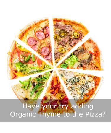 Organic Thyme: 100% Natural Raw Thyme for Healthy Meals and Tea - Non GMO, Gluten-Free with Thymol - No Preservatives or Additives - Perfect Seasoning, Always Fresh - Buy Online on GoSupps.com