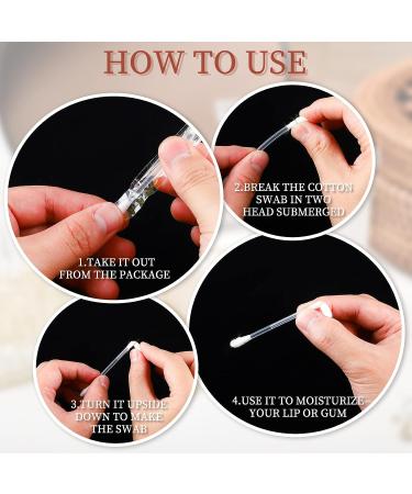 200 Pcs Vitamin E Lip Oil Disposable Cotton Swabs - Moisturizing Applicators for Lip Protection & Hydration - Buy Online on GoSupps.com