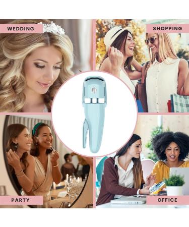 Eyelash Curler Heat | Lash Curling Tool Eye Curler for Lashes - Rechargeable Handheld Eyelash Heated Curler Eyelashes Makeup for Instant Precise Control Blue - Buy Online on GoSupps.com