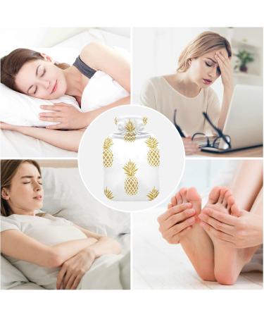 Hot Water Bottle with Pineapple Cover - 2L Pain Relief & Menstrual Cramps Heating Bag | Buy Internationally - Buy Online on GoSupps.com