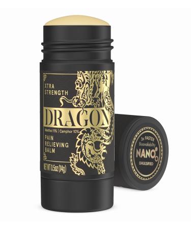 Dragon Balm Travel Roll-on Xtra Strength Muscle and Joint Discomfort Relief Quick Absorb Natural Ingredients - for Back Elbows Feet Hands HIPS Legs and Neck