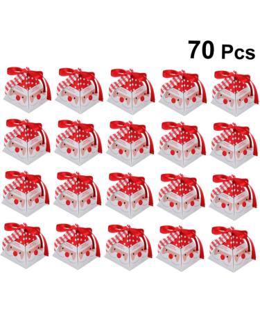 GLEAVI 70pcs Boxes Candy Holiday Boxes Party Favor Boxes Biscuit Box Christmas Party Bag 3d Size 1 As Shown - Buy Online on GoSupps.com