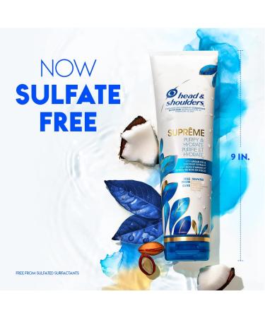Head & Shoulders Conditioner Anti-Dandruff Treatment and Scalp Care Supreme Purify & Hydrate Safe For Color-Treated Hair 278 mL - Buy Online on GoSupps.com