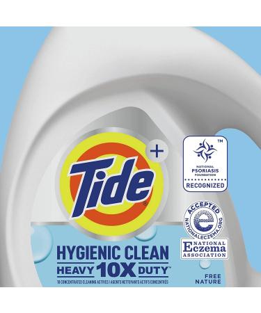 Tide Hygienic Clean Heavy Duty 10x Free Liquid Laundry Detergent - Unscented 59 Loads HE Compatible - 92 Fl Oz - International Shipping Available - Buy Online on GoSupps.com