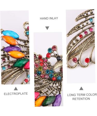 Mikinona Hair Clip Phoenix Clip Rhinestone Wedding Hair Accessories Bridal Hair Clip Bridal Hair Comb Vintage Hair Barrettes Wedding Hair Clips for Brides Bridal Headpiece - Buy Online on GoSupps.com