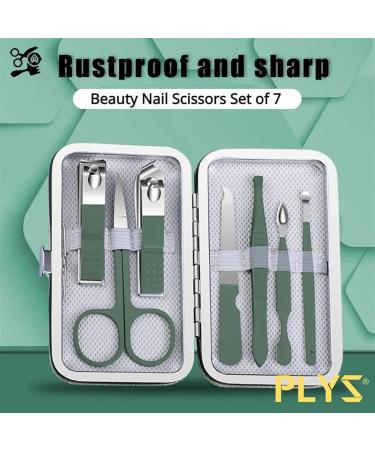 Premium Nail Clipper Set Multifunctional Nail Clipper Set Ear Scoop Manicure Set (Color : Green 7 Pieces) - Buy Online on GoSupps.com