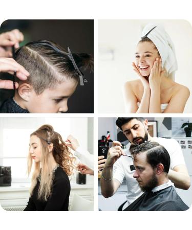 MBSomnus 36-Piece Black Hair Clips for Women - 9cm Alligator Clamps for Hairdressing & Styling - Buy Online on GoSupps.com