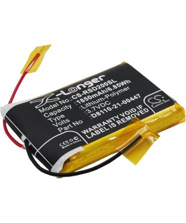 Buy 3.7V D8110-21-00447 Battery Replacement for Roberts Sports Dab2 | International Shipping Available - Buy Online on GoSupps.com