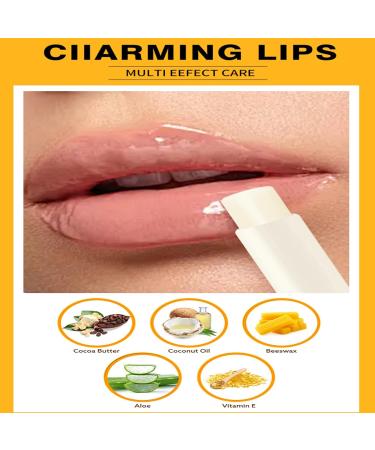  Generisch Set of 5 moisturizing lip balms - Long-lasting - Lip care cream - For a glossy finish - Day and night skincare and protection - For travel and winter - Buy Online on GoSupps.com
