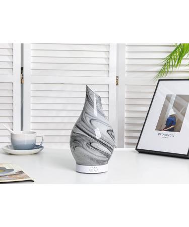 Glass Aroma Diffuser with Color Night Light - Cool Mist Humidifier for Home & Office (Grey) - Buy Online on GoSupps.com