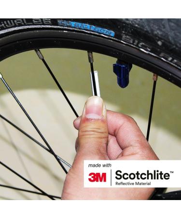 Salzmann 3M Spoke Reflectors for Bicycles - 36 Pieces | High Visibility with 3M Scotchlite - Buy Online on GoSupps.com