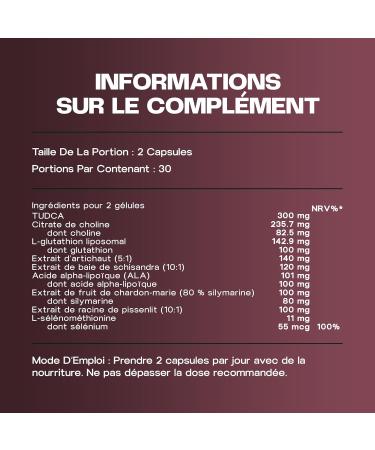 Liver & Thyroid Sync - Formule au TUDCA pour l quilibre du foie et de la thyro de 60 g lules - Buy Online on GoSupps.com