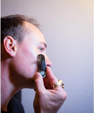 The Vintage Grooming Co. Death Grip Mustache Wax & Comb Set - Buy Online on GoSupps.com