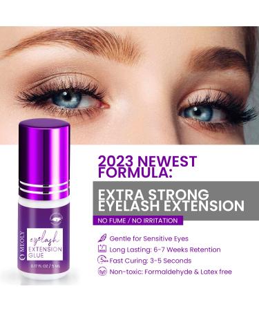 Sensitive Eyes Strong Hold Lash Extension Glue - No Fume, 6-7 Weeks Retention, Professional Grade - Buy Online on GoSupps.com