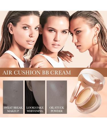 Air Cushion CC Cr me et poudre press e 2 en 1 correcteur BB cr me fond de teint liquide minimise les pores et les lignes fines imperm able et durable pour tous les types de peau naturel Naturel. - Buy Online on GoSupps.com