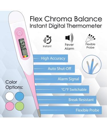 Flex Chroma Balance Instant Digital Thermometer - Flexible Probe Tip with C/ F Switchable & Auto Shut-Off - Ideal for Precision Cooking - Buy Online on GoSupps.com