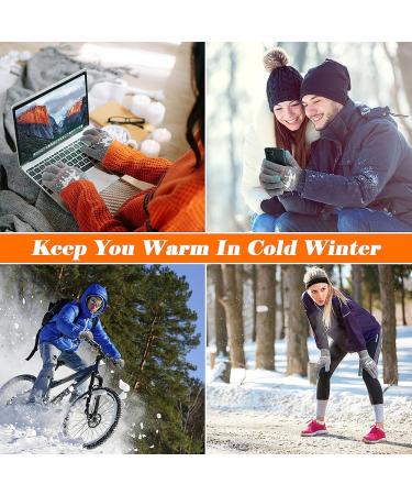 Victop USB Heated Gloves for Men & Women - Touchscreen Winter Hand Warmers for Office & Outdoor Use Gray - M - Buy Online on GoSupps.com