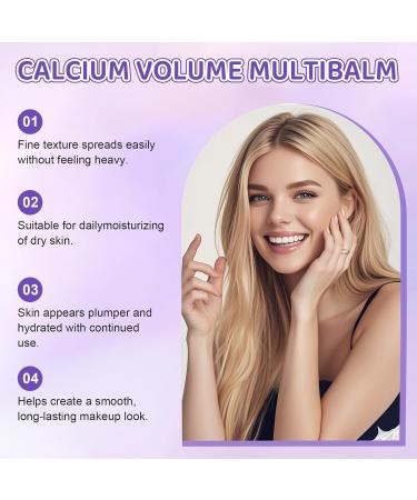Lot de 2 baumes multi calcium anti- ge et raffermissant cor en Skincare Stick Calcium Volume Multi Balm cor en Make Up Eye Tightener crayon hydratant au collag ne pour les yeux le visage et le 1 g (Lot de 1) - Buy Online on GoSupps.com