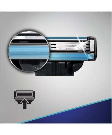 Gillette Mach3 Razor Blades for Men - 12 Pack - Buy Online on GoSupps.com