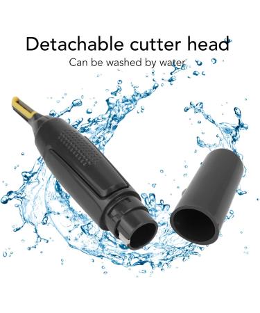 Nose Hair Trimmer Ear and Nose Hair Trimmer Clipper for Men and Women Facial Trimmer Detachable Washable Cutter Head Double Blades Nose Ear and Eyebrow Trimming - Buy Online on GoSupps.com