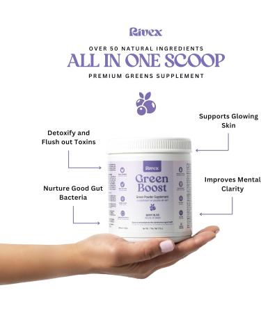 All-Natural Greens Supplement Powder - Superfood Blend for Energy Detox Digestive Health & Immune Support - Vegan Gluten-Free Non-GMO - 30-Day Supply (30 Servings Berry Bliss) Berry Bliss 315 g (Pack of 1) - Buy Online on GoSupps.com