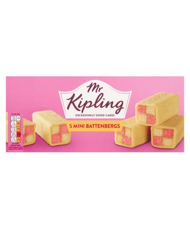 Mr Kipling Mini Battenbergs 5ea