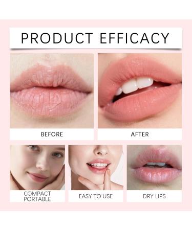 Pink Hydrating Lip Balm - Moisturizing & Nourishing Lip Lightening Cream for Dark Lips Non-Sticky Shine Glass Lip Finish Daily Lip Care Treatment (1) - Buy Online on GoSupps.com
