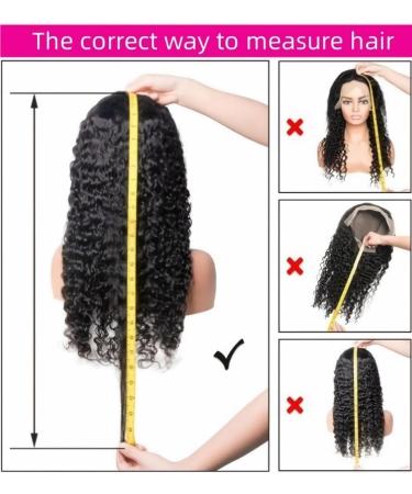 30 Inch Water Wave HD Lace Front Wig | 180% Density | Brazilian Virgin Human Hair | Pre Plucked | Glueless Transparent Lace Frontal | Curly Hair Wig for Black Women - Buy Online on GoSupps.com