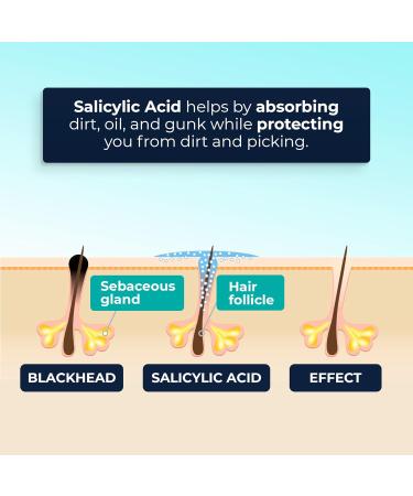 LivaClean (20 Count) Large Square Patch Salicylic Acid Edition - Large Face Patch Absorbing Cover Patch For Face Overnight Face Patches 1 Pack 20 Count S. Acid Large Patches - Buy Online on GoSupps.com