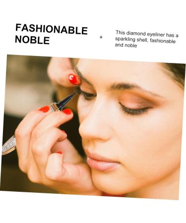 FOMIYES 3pcs Self Adhesive Mascara Liquid Eyeliner Makeup Black Self-adhesive Eye Liner Cosmetics Make up 1 count (Pack of 1) Goldenx3pcs - Buy Online on GoSupps.com