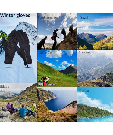 CBValleyol Winter Bicycle Gloves - Touchscreen Windproof Warm & Slippery for Men & Women - Perfect for Running Fitness Camping & Mountaineering - Buy Online on GoSupps.com