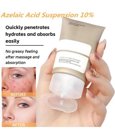 Azelaic Acid Cream Face Skin Care Beauty with Niacinamide & Vitamin C Azelaic Acid Suspension 10% Face Serum Reduce Blemishes Remove Acne&Rosacea Shrink Pore Face Cream for All Skin Types 30ML (1) - Buy Online on GoSupps.com