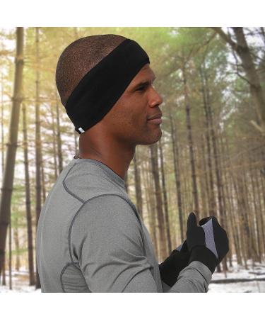 TrailHeads Tempo Running Headband - Black | Moisture Wicking & Ear Protection - Buy Online on GoSupps.com