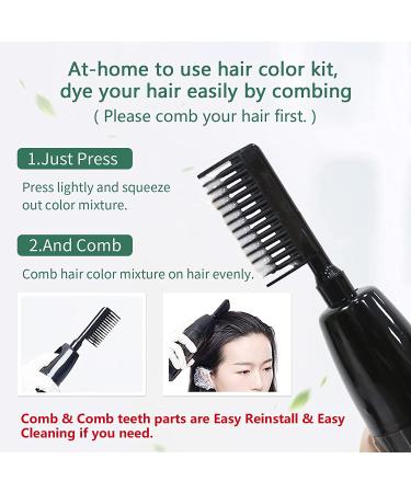 HJL Silver Hair Dye | Permanent Ammonia-Free Color with Comb Applicator | Easy-to-Use Hair Coloring Cream Kit - Buy Online on GoSupps.com