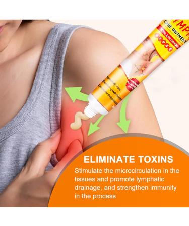 TUITUII Lymph nodes herbal detox cream lymph care ointment lymph drainage massage cream lymph antiswelling herbal ointment massage eliminates lymph enlargement suitable for all skin types 20 g - Buy Online on GoSupps.com