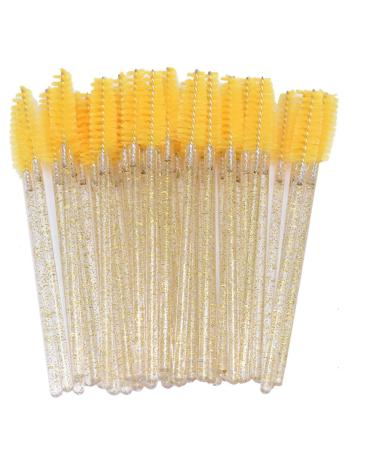 Buy AKOAK 100 Pcs Disposable Lip Brushes & Eyelash Wands - Perfect for Lip Gloss & Makeup Application Yellow Beauty Kit - Ships Worldwide - Buy Online on GoSupps.com