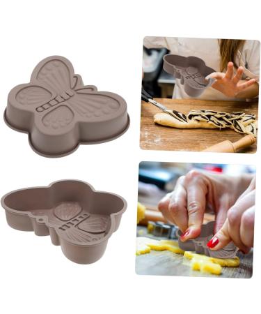 Zerodeko Ice Block Mold Chocolate Jelly Baking Mold 4 Pcs Butterfly Cake Mold Silica Gel Baking Tools 3 Cream De para Gelatinas Baking Supplies 17.6X14.8CMx2pcs - Buy Online on GoSupps.com
