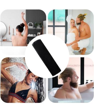 Fukamou Long Net Bath Sponge Nylon Mesh African Mesh Cloth Shower Net Scrubber | Elastic Bath Sponges for Dead Skin Removal Daily Use Black - Buy Online on GoSupps.com