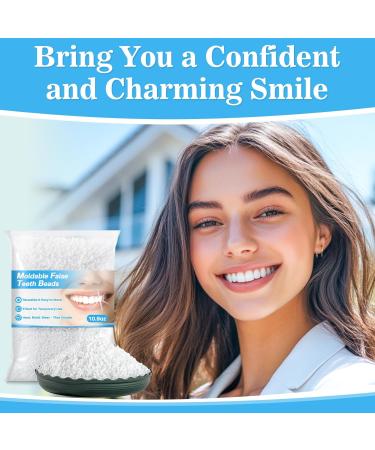 RAINFLOW 10.9oz Whiten Fitting Beads - Teeth Whitening Kit Pellets for DIY Filling Teenth Thermal Fitting Beads Used for Used for All Teeth Styles Keep Smile - Buy Online on GoSupps.com