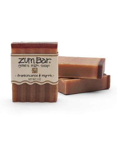 Zum Bar Goat's Milk Soap - Frankincense and Myrrh - 3 oz (3 Pack)