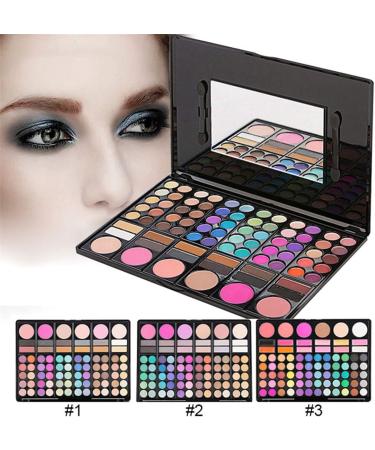 FantasyDay 78 Couleurs Palette de Maquillage Kit Coffret Maquillage Femme avec 60 Couleurs Shimmer Matte Ultra Pigment Ombre paupi res Cosm tique Set 12 Rouge L vres 3 Correcteurs 3 Fard Joues 78 colors#3 - Buy Online on GoSupps.com