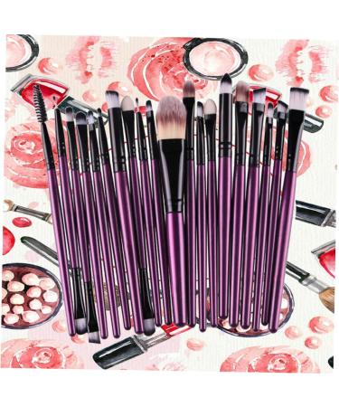 Angoily 20pc Professional Makeup Brush Set | Soft Eye & Face Brushes for Women | Best Beauty Tools for Flawless Makeup - Buy Online on GoSupps.com